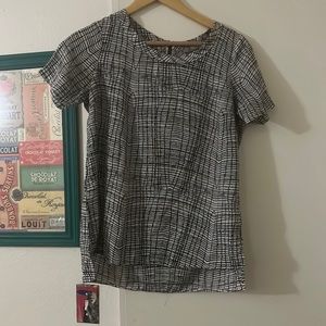 Black & White Patterned Top